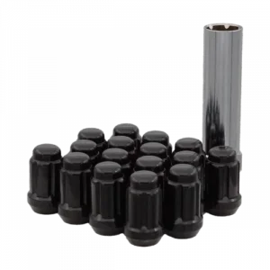 ÉCROUS CONIQUE D-DRIVE NOIR 12MM X 1.5 PK