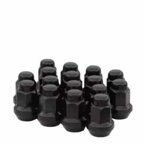 10MM 60° TAPER BLK LUG NUT PK16