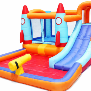 ZUNIX STRUCTURE GONFLABLE AVEC GLISSADE D'EAU ET PISCINE