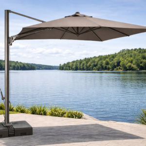PARASOL OASIS DELUXE MULTI AJUSTABLE (GRIS/TAUPE)