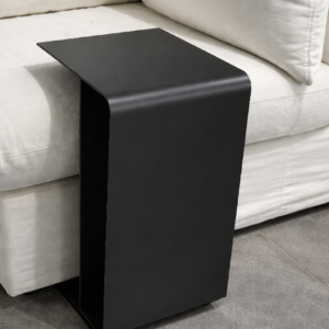 TABLE D'APPOINT EN 'U' 14''X12''X22'' (NOIR MAT)