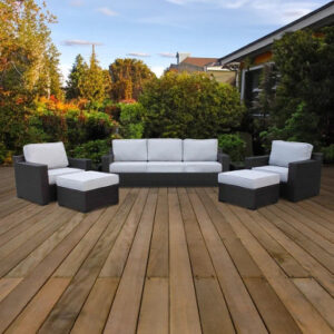 MALIBU ENSEMBLE DE CONVERSATION 7 PIÈCES