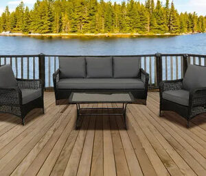 CHELSEA ENSEMBLE DE CONVERSATION 4 PIÈCES