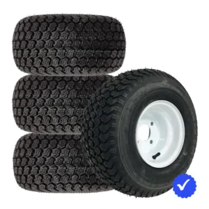 ENSEMBLE DE ROUES ET PNEUS 8'' POUR VOITURETTE