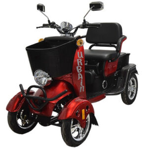 QUADRIPORTEUR URBAIN ROUGE